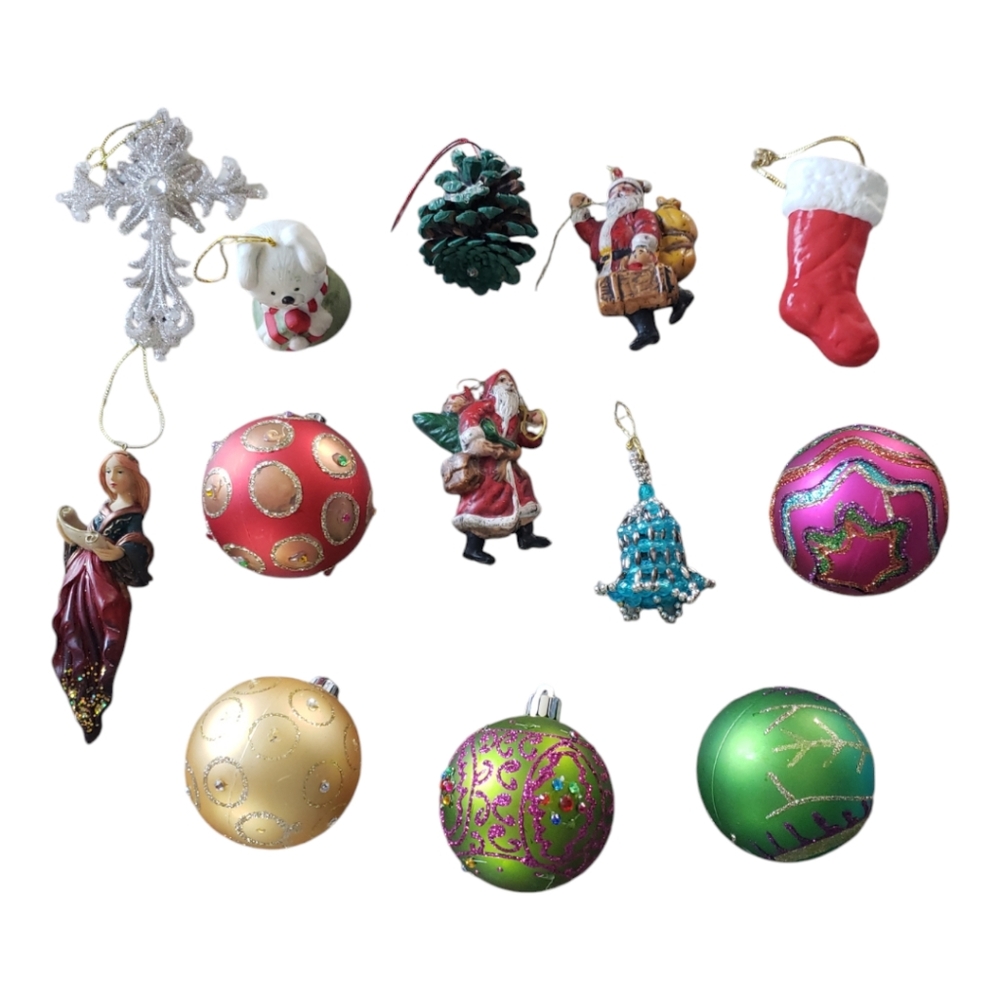 Vintage Xmas Ornament Bundle